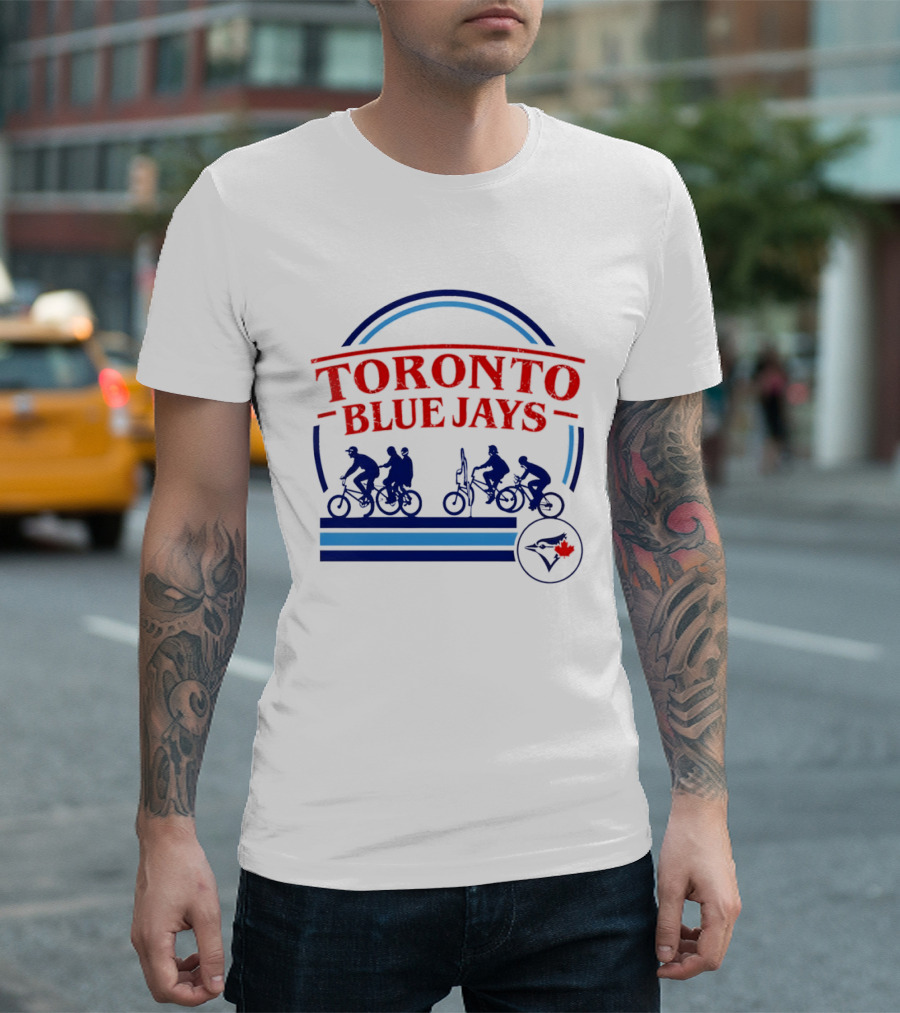 Toronto Blue Jays Stranger Things Bike Crew MLB 2026 T-Shirt
