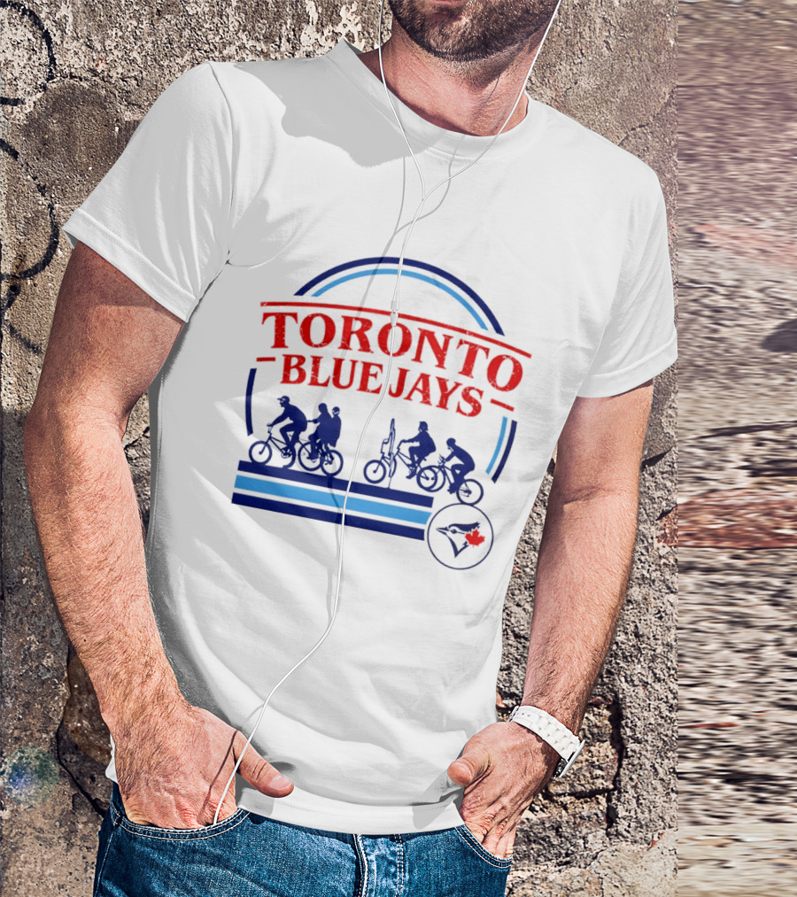 Toronto Blue Jays Stranger Things Bike Crew MLB 2026 T-Shirt