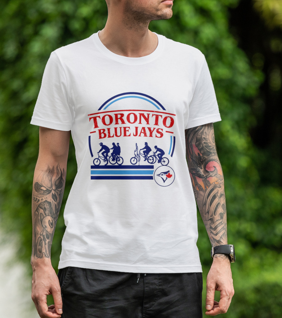 Toronto Blue Jays Stranger Things Bike Crew MLB 2026 T-Shirt