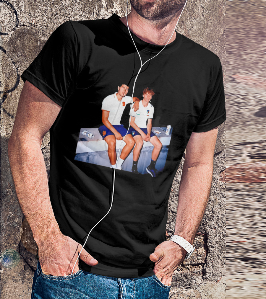 2026 Tennis Spain Italy Carlos Alcaraz Jannik Sinner Smoking T-Shirt