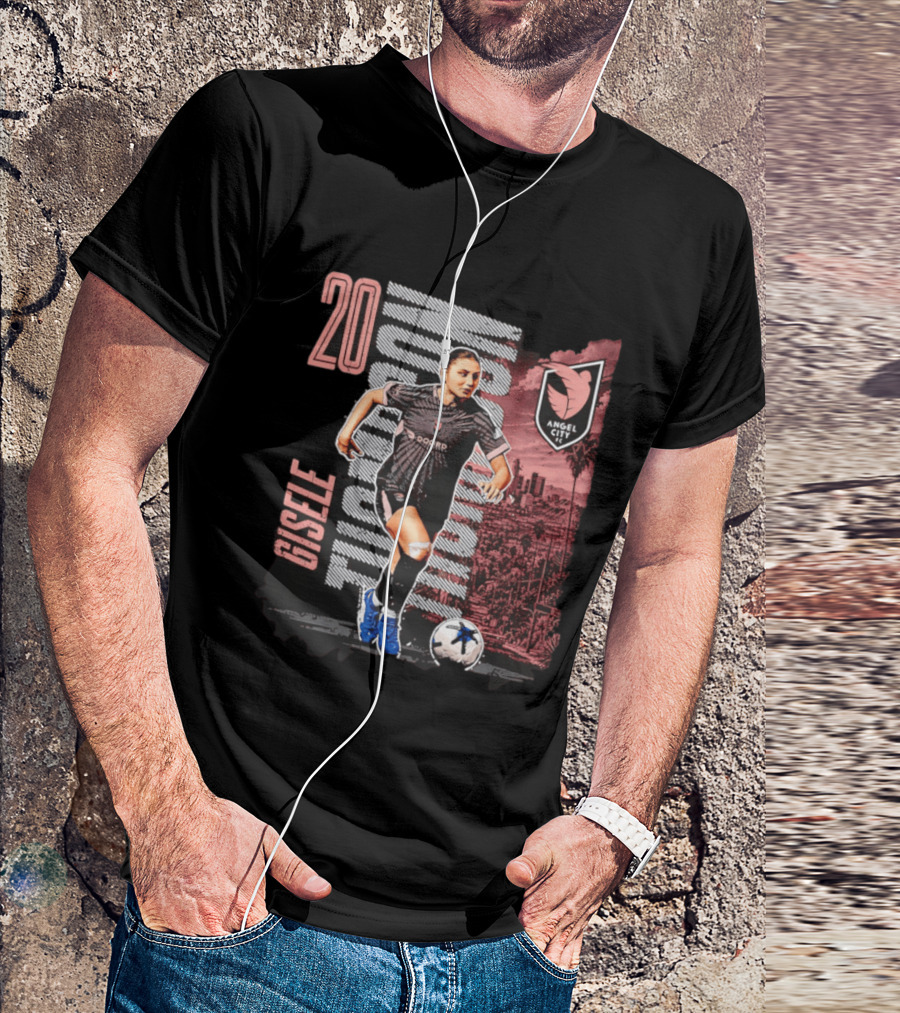 20 Gisele Thompson Angel City FC Soccer Skyline T-Shirt