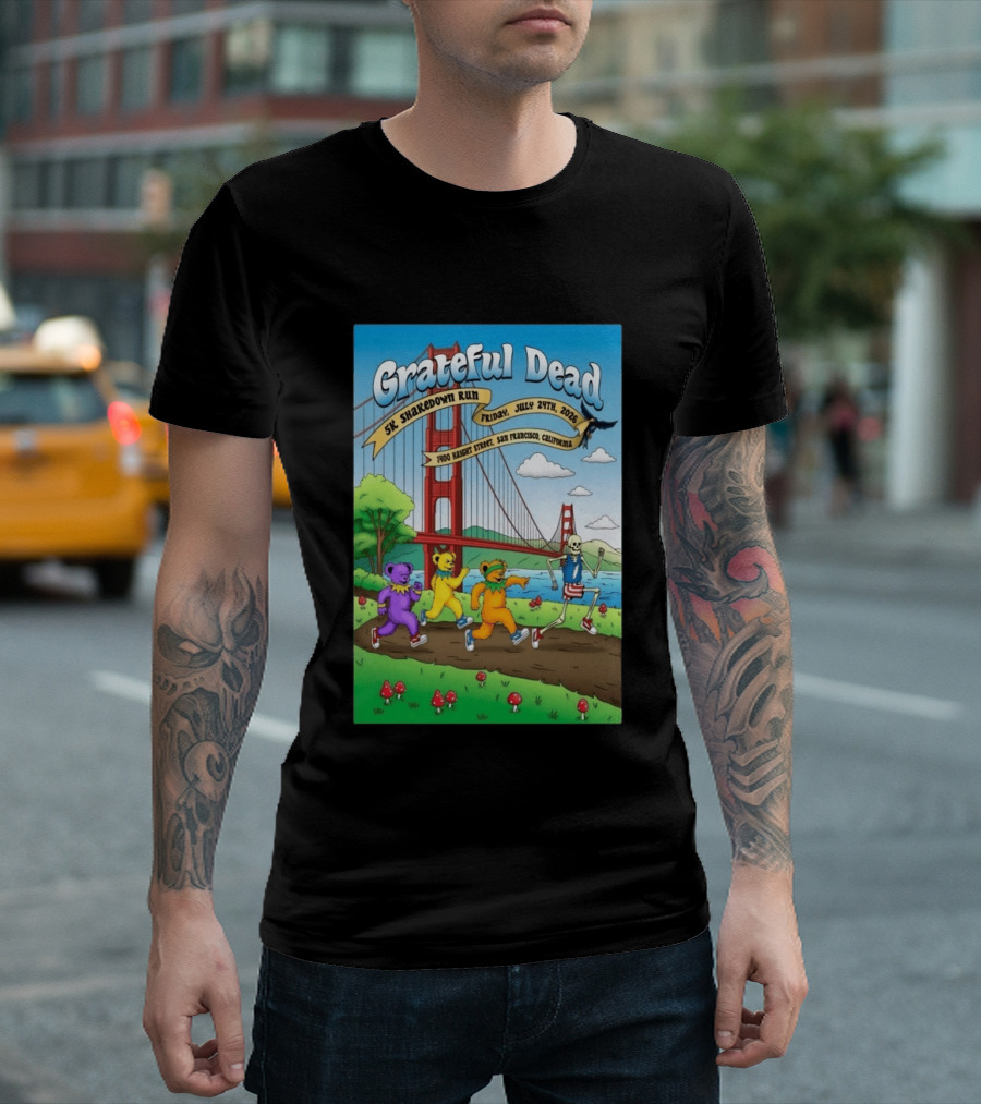 Grateful Dead 5K Shakedown Run July 24 2026 San Francisco California T-Shirt