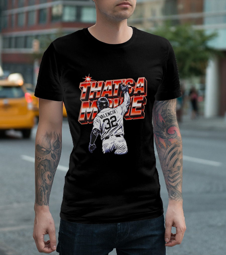 Eduardo Valencia 32 Detroit Tigers That's A Movie T-Shirt