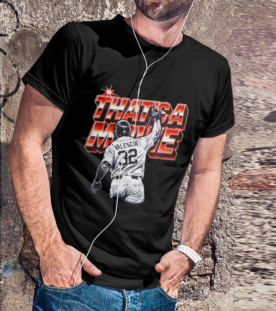 Eduardo Valencia 32 Detroit Tigers That's A Movie T-Shirt