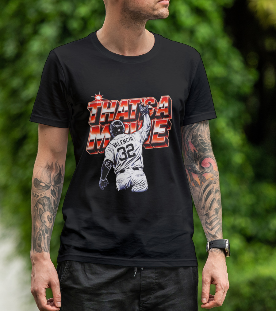 Eduardo Valencia 32 Detroit Tigers That's A Movie T-Shirt
