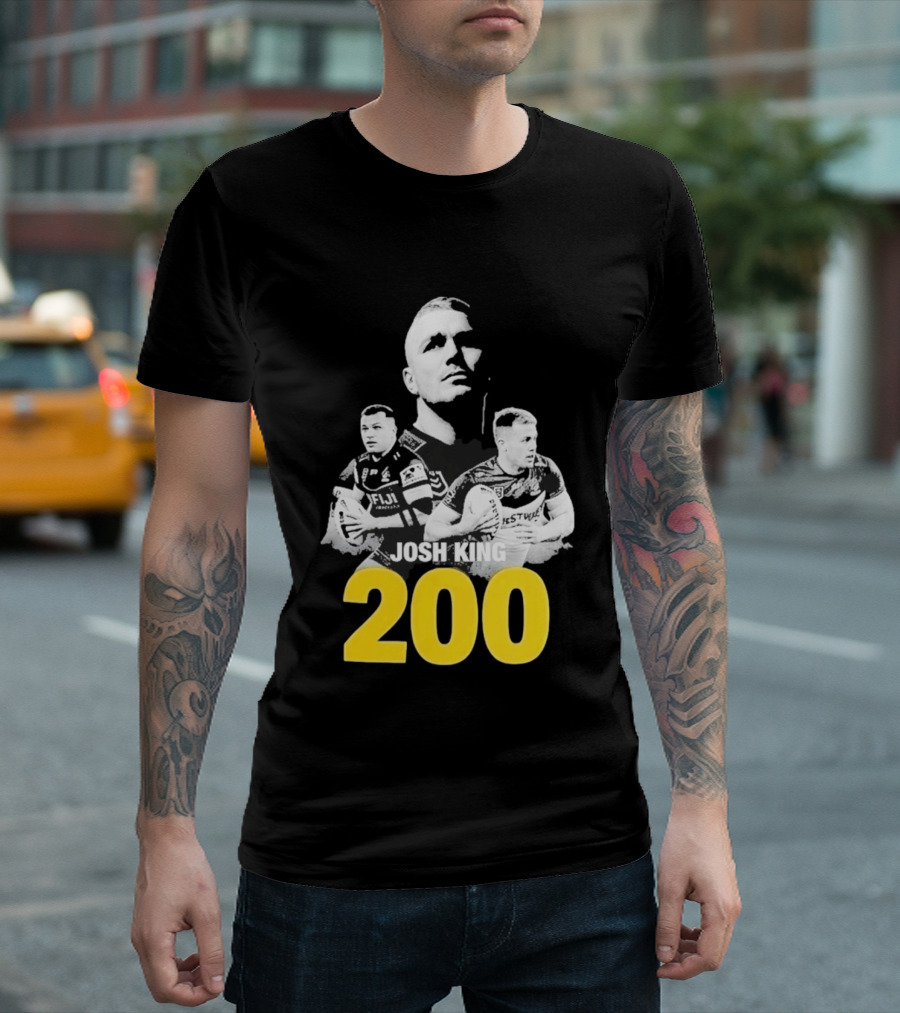 Josh King 200 Rugby Milestone T-Shirt