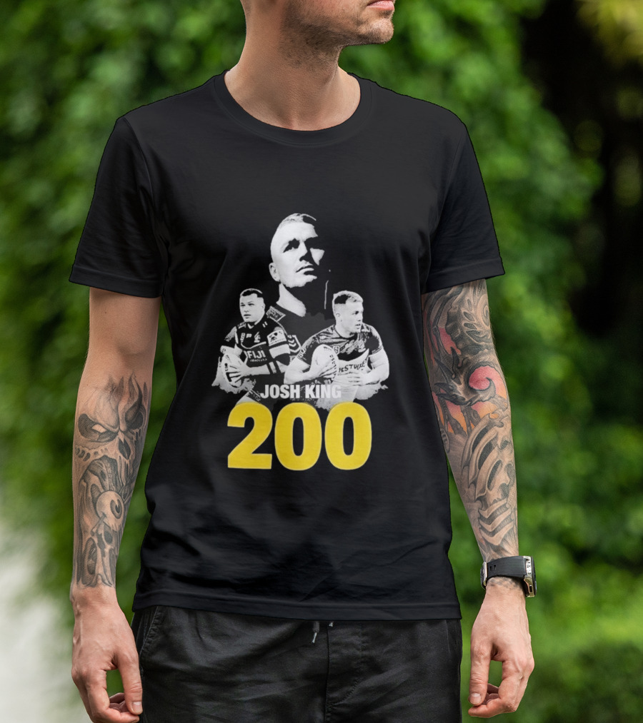 Josh King 200 Rugby Milestone T-Shirt