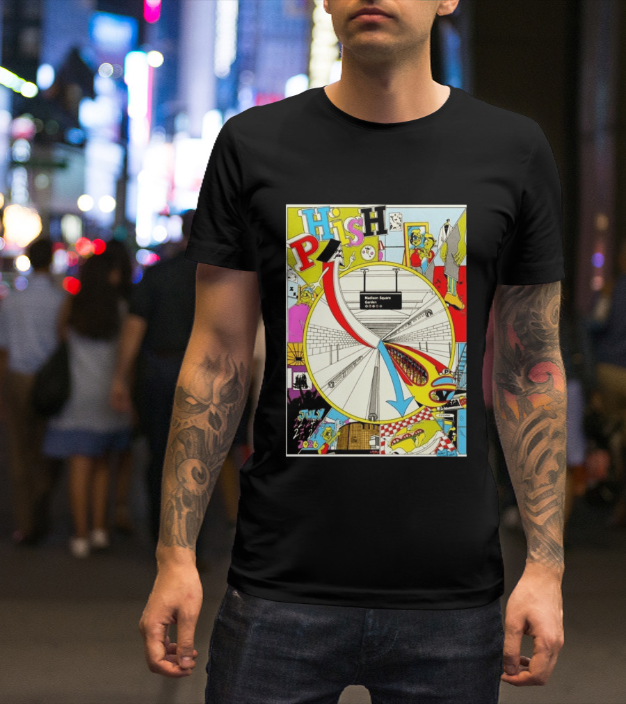 Phish Madison Square Garden NYC July 22 24 25 27 29 2026 T-Shirt