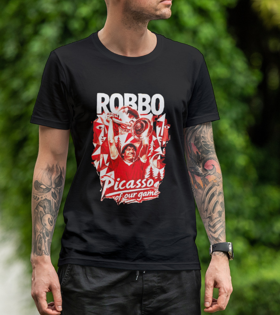 Robbo Picasso Of Our Game Nottm Forest Triumph Celebration T-Shirt