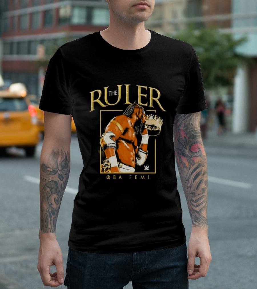 WWE The Ruler Oba Femi Wrestling Legend T-Shirt