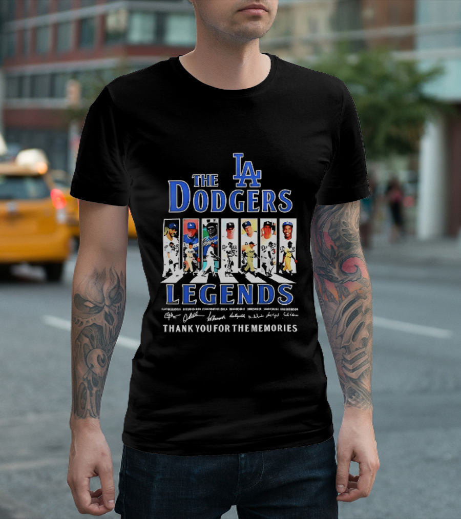 The Dodgers Legends Thank You For The Memories Icons LA T-Shirt