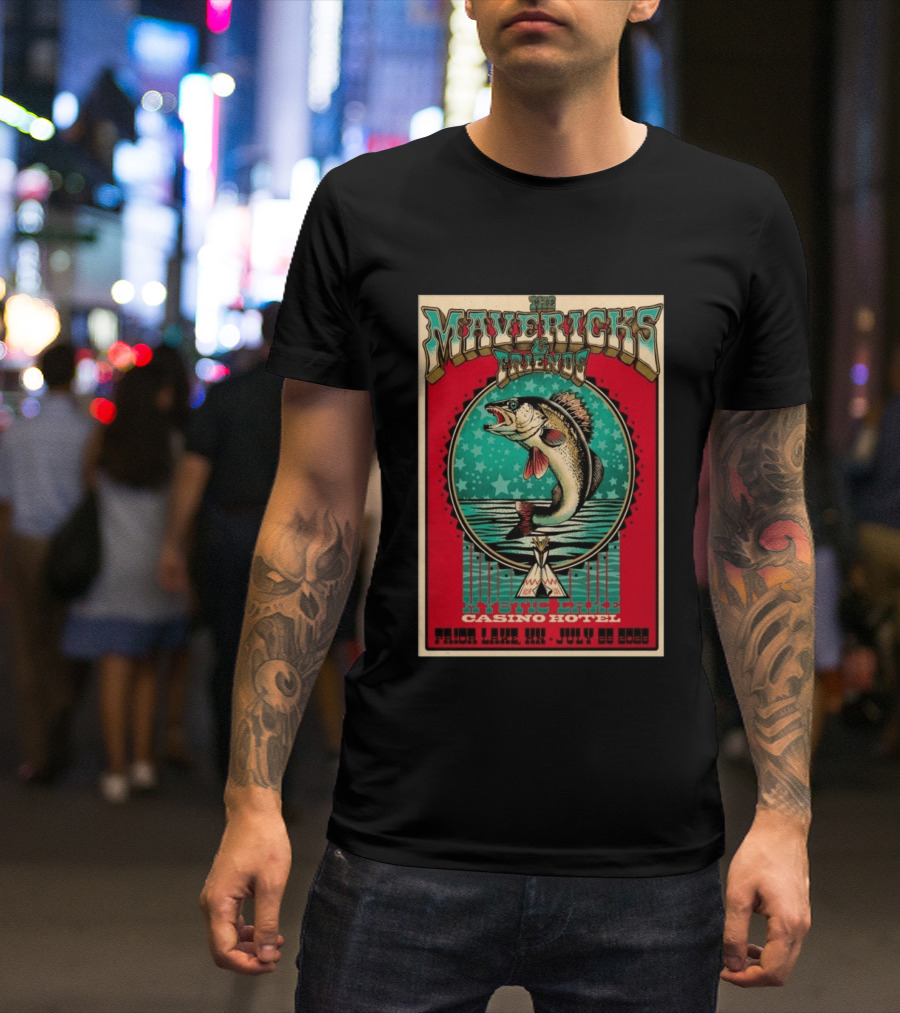 Mystic Lake Casino Hotel The Mavericks Friends Prior Lake MN July 25 2026 T-Shirt