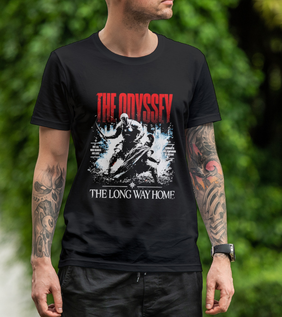 The Odyssey The Long Way Home Skiing Adventure T-Shirt