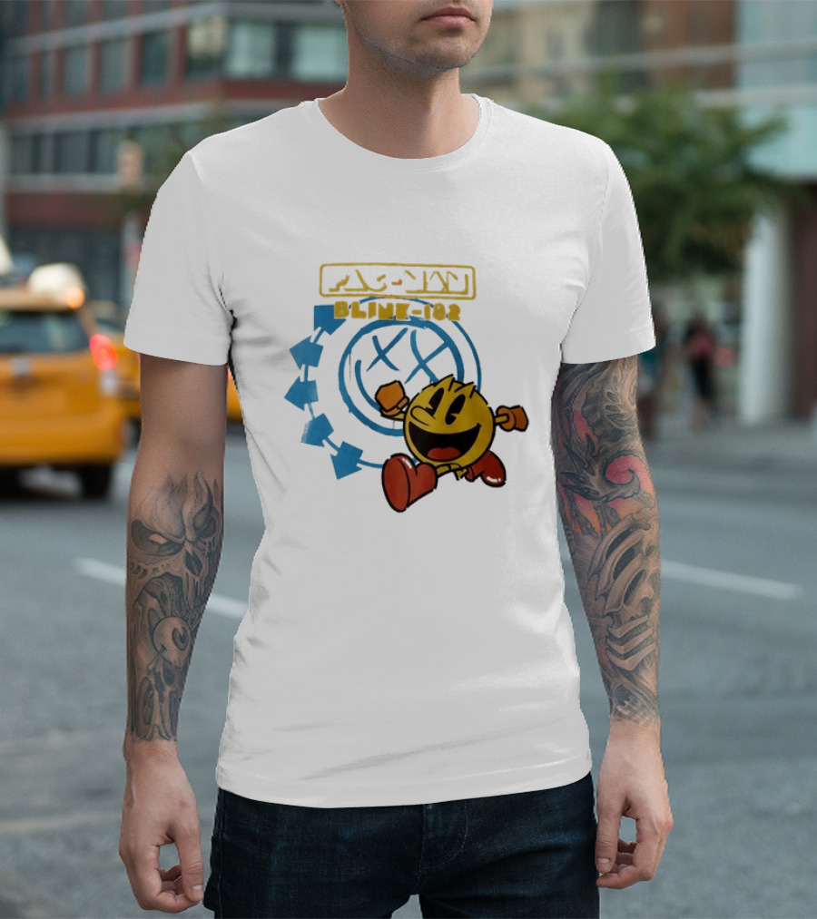 Pac Man Blink 182 San Diego Comic Con 2026 Collaboration T-Shirt