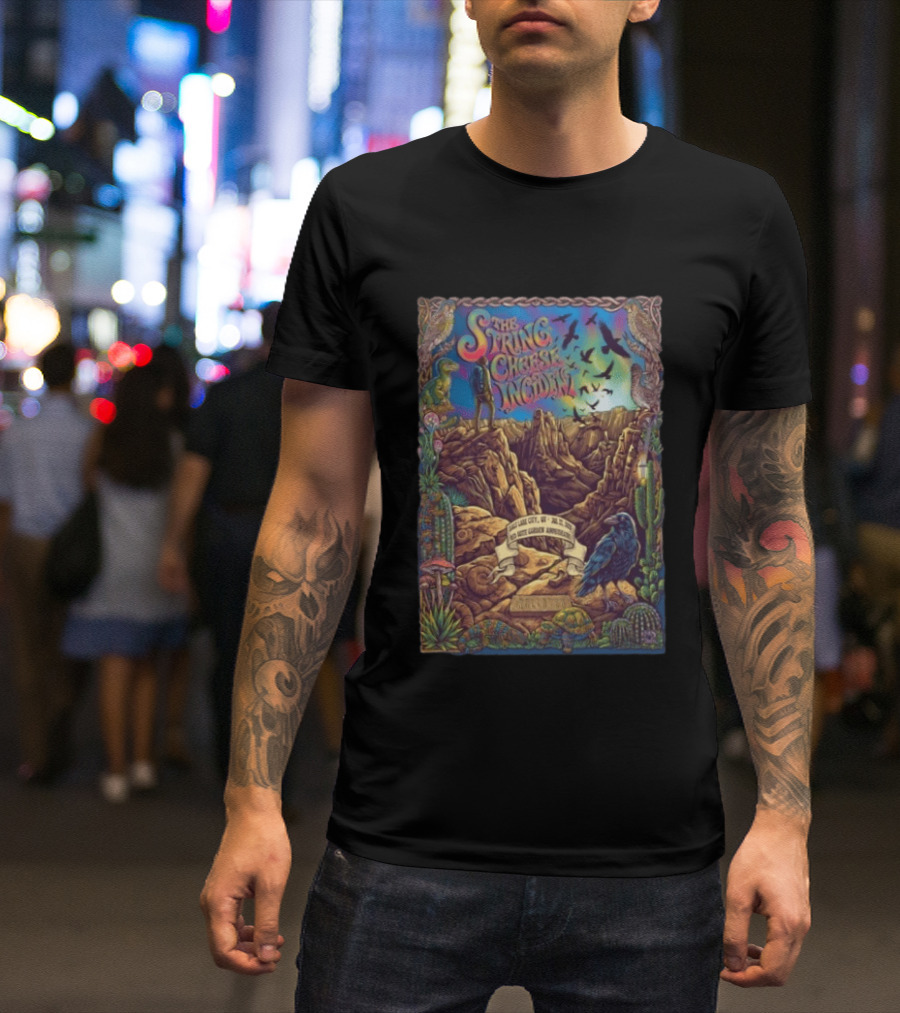 The String Cheese Incident Salt Lake City UT 7 22 2026 Red Butte Garden Amphitheatre T-Shirt