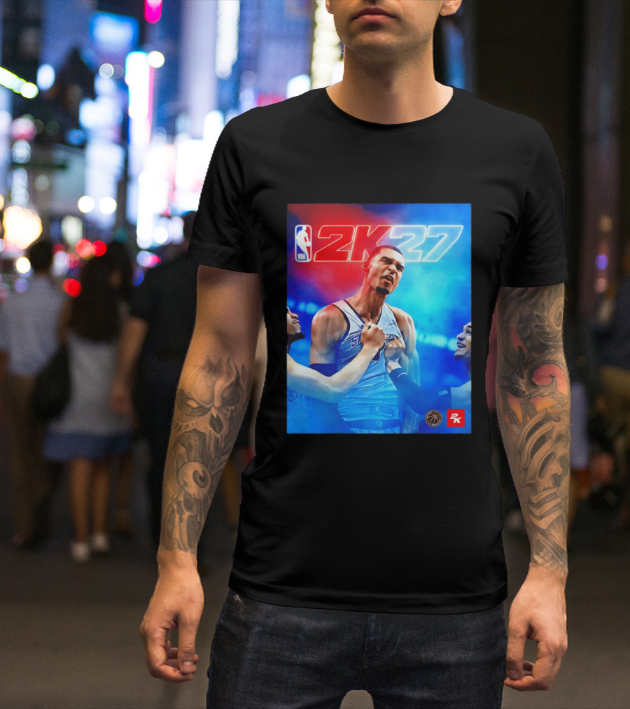 NBA 2K27 Victor Wembanyama San Antonio Spurs T-Shirt