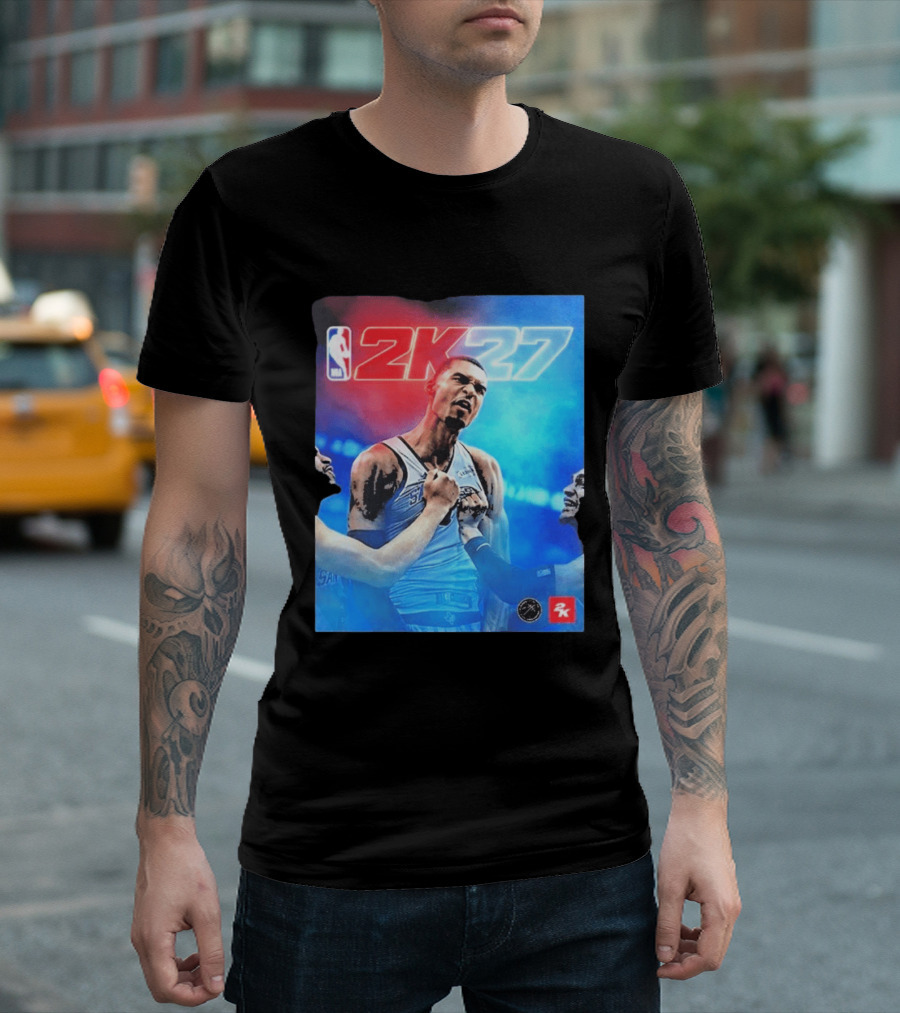Victor Wembanyama NBA 2K27 Cover Athlete Basketball Gaming 2K Sports T-Shirt