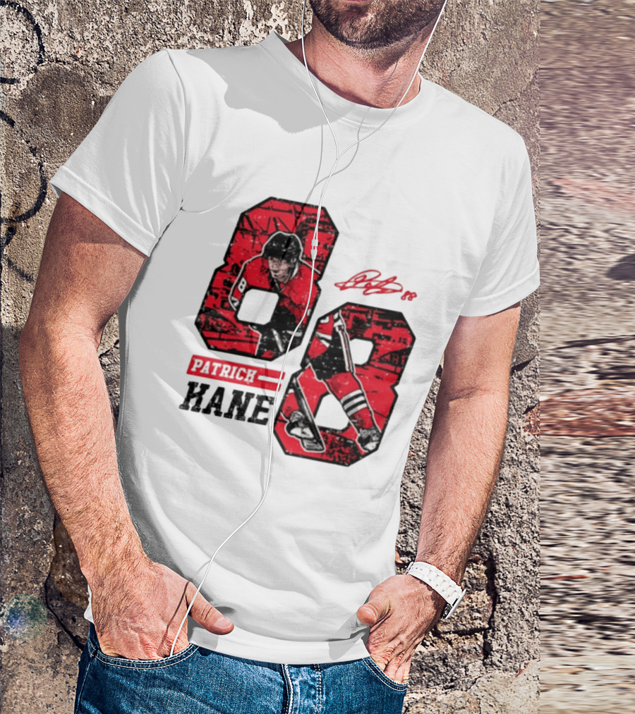 Patrick Kane Chicago Blackhawks 88 Comic Style Collaboration T-Shirt