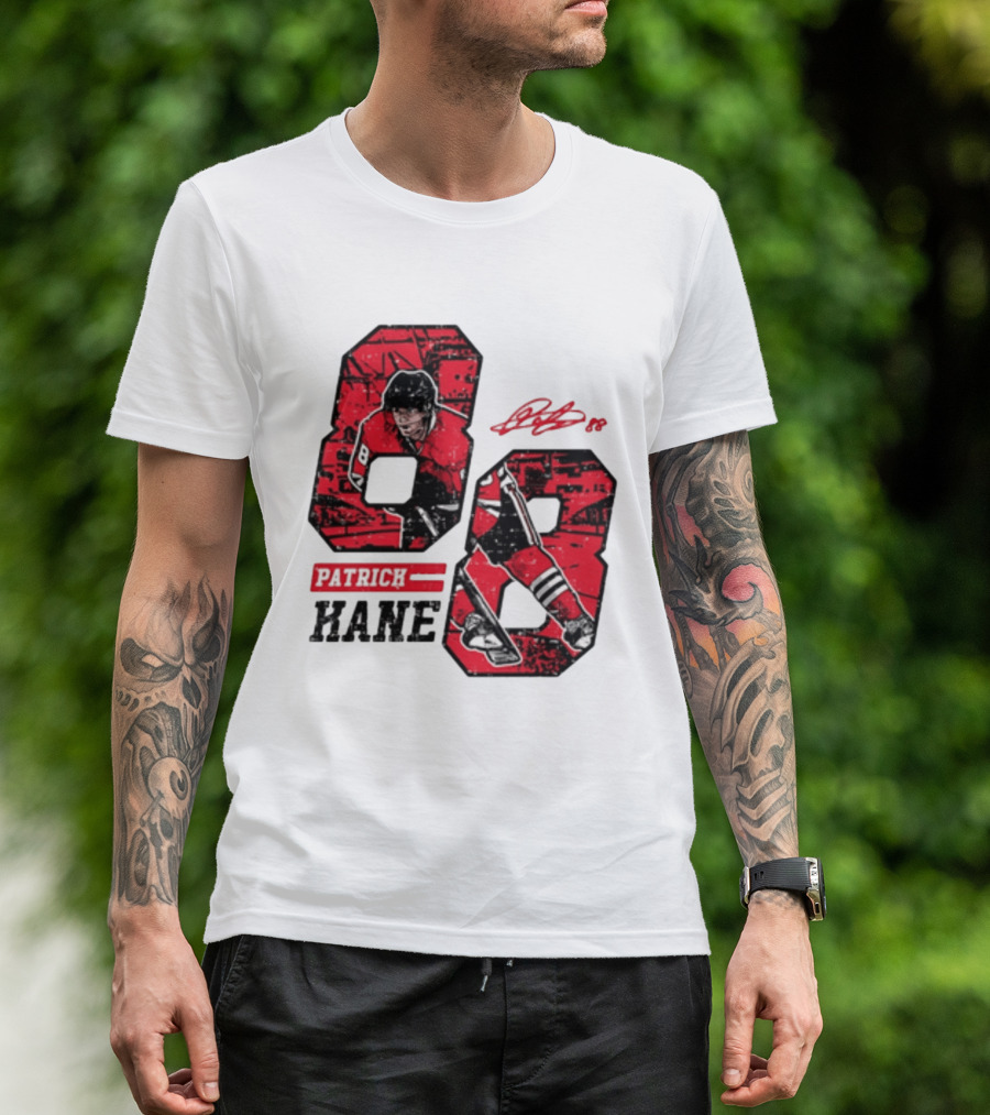 Patrick Kane Chicago Blackhawks 88 Comic Style Collaboration T-Shirt