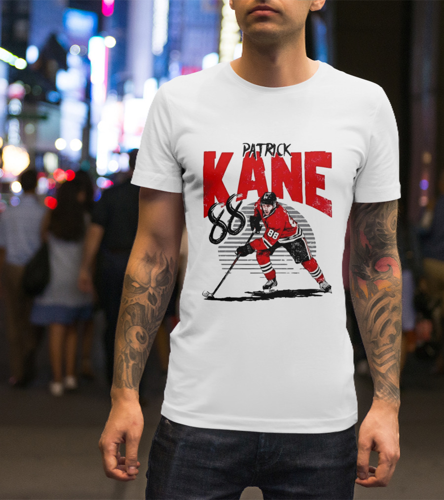 Patrick Kane 88 Chicago Blackhawks Hockey Player Victory T-Shirt