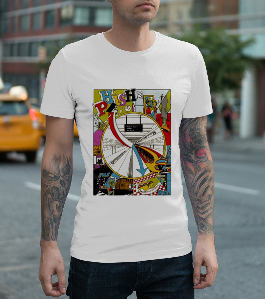Phish Madison Square Garden New York July 2026 Five Nights Event T-Shirt