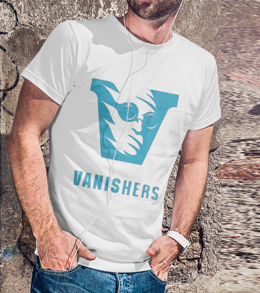 Sussex Vanishers Ghostly Specter Team Vanishers Blue T-Shirt