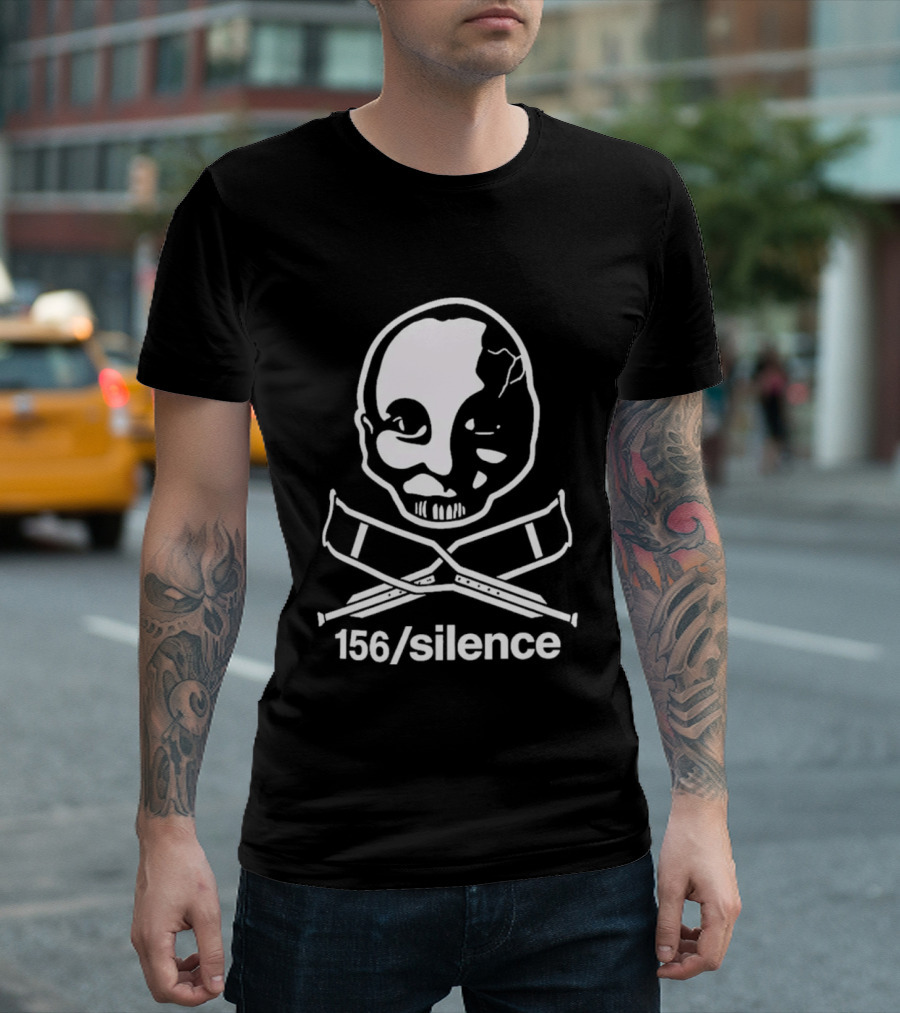 156 Silence Skeleton Face World Tour 2026 T-Shirt