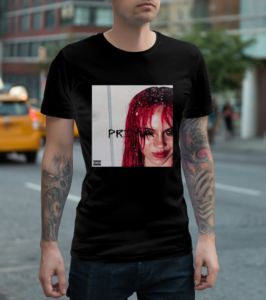 Adela Jergova Prima New Album Cover 2026 Pink Hair T-Shirt