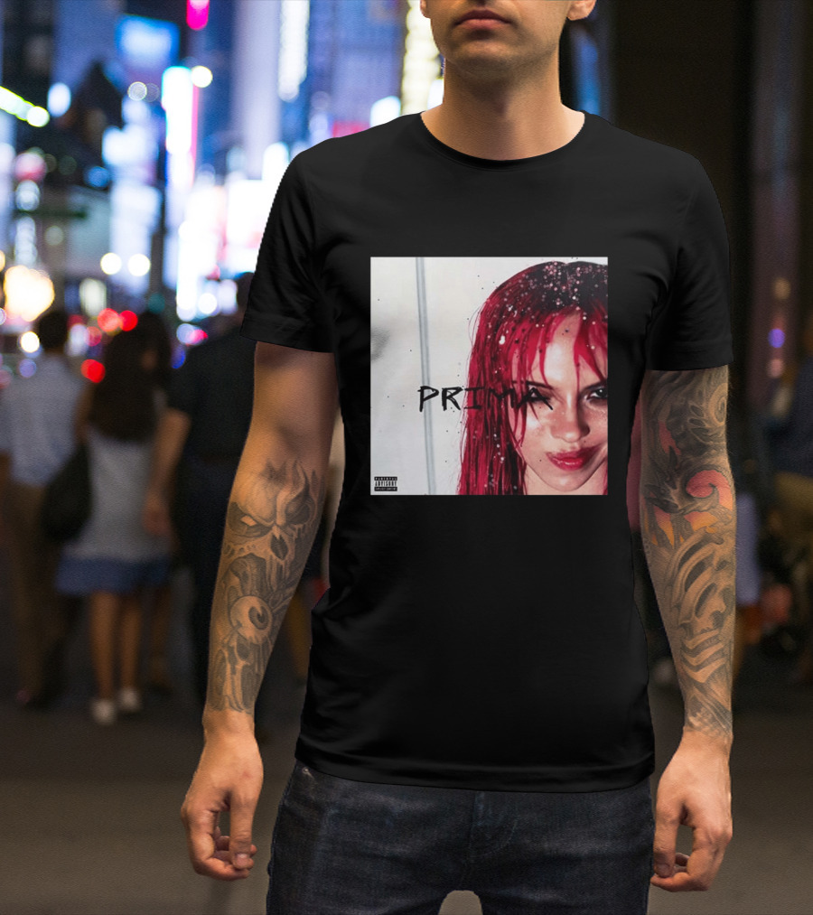Adela Jergova Prima New Album Cover 2026 Pink Hair T-Shirt