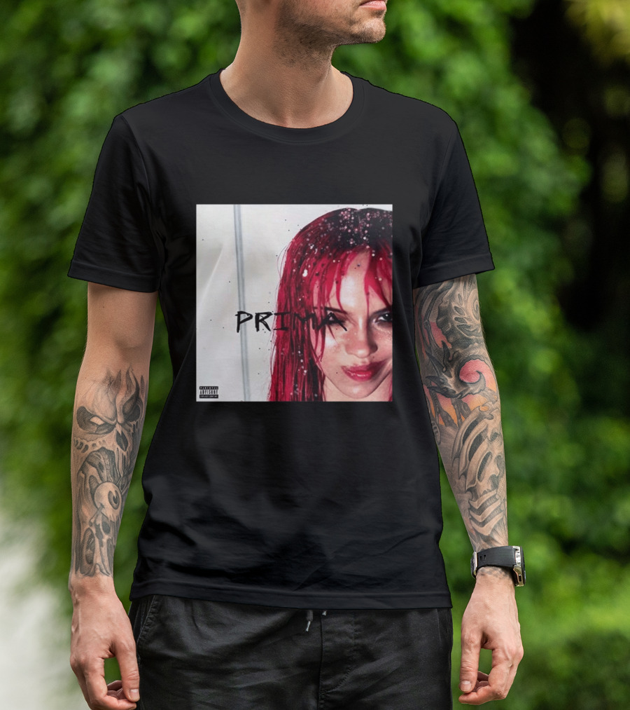 Adela Jergova Prima New Album Cover 2026 Pink Hair T-Shirt