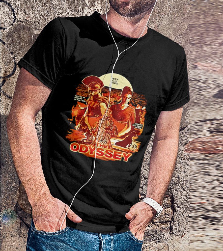 The Odyssey Defy The Gods Offering Of Peace Into Act Of War T-Shirt
