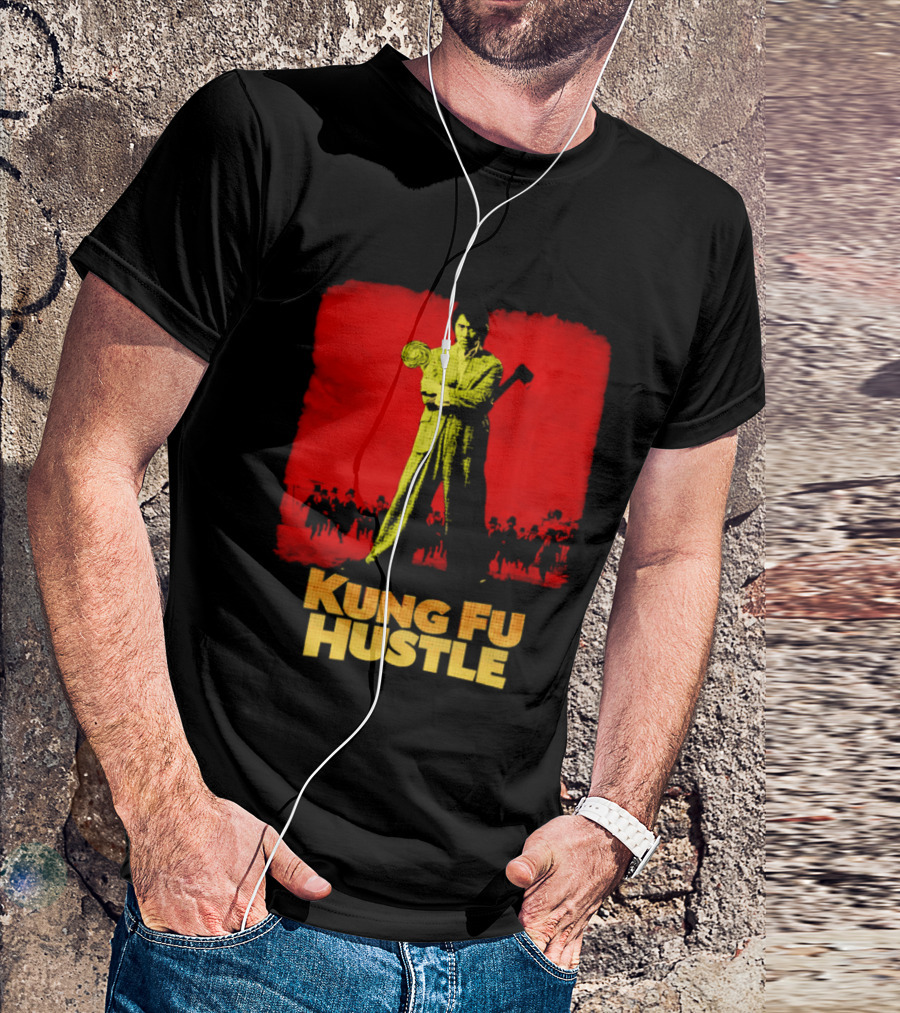 Kung Fu Hustle Axe Lollipop Scene Red T-Shirt