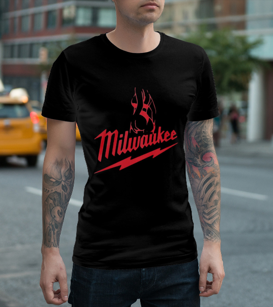 Milwaukee Sexy Girl Red T-Shirt