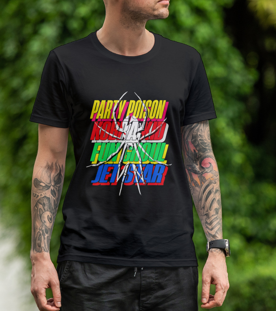 Party Poison Kobra Kid Fun Ghoul Jet Star My Chemical Romance The Fabulous Killjoys T-Shirt