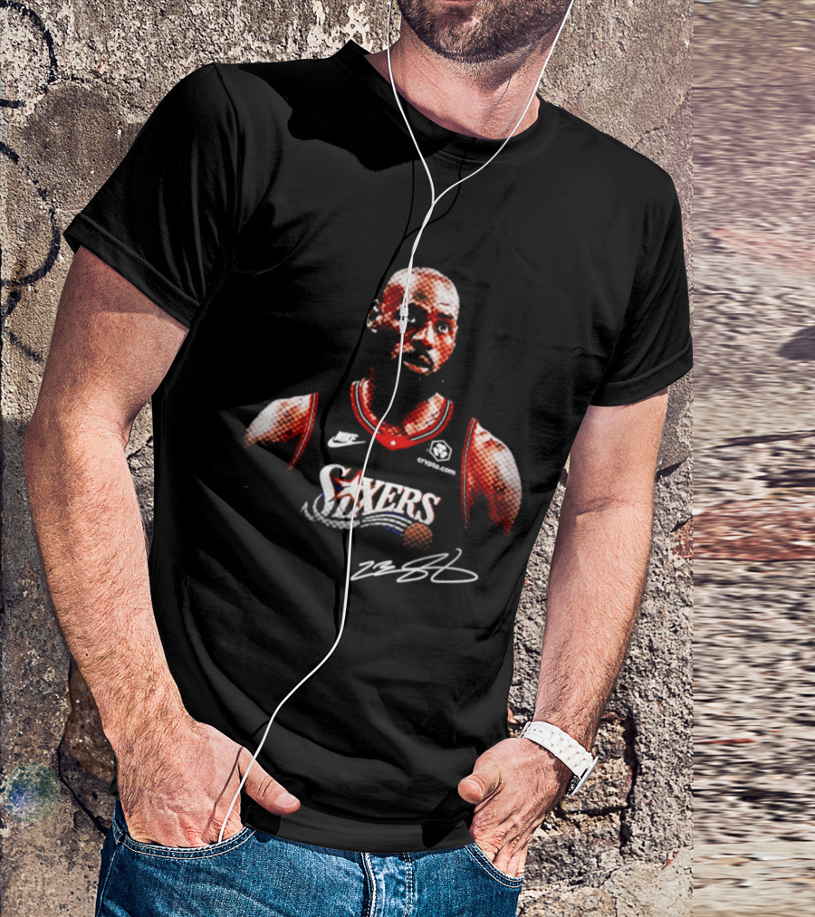 LeBron James Sixers Basketball Jersey Crossover Fan T-Shirt