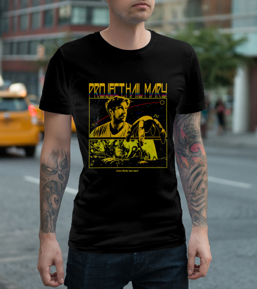 Project Hail Mary Rocky Grace Save The Stars T-Shirt