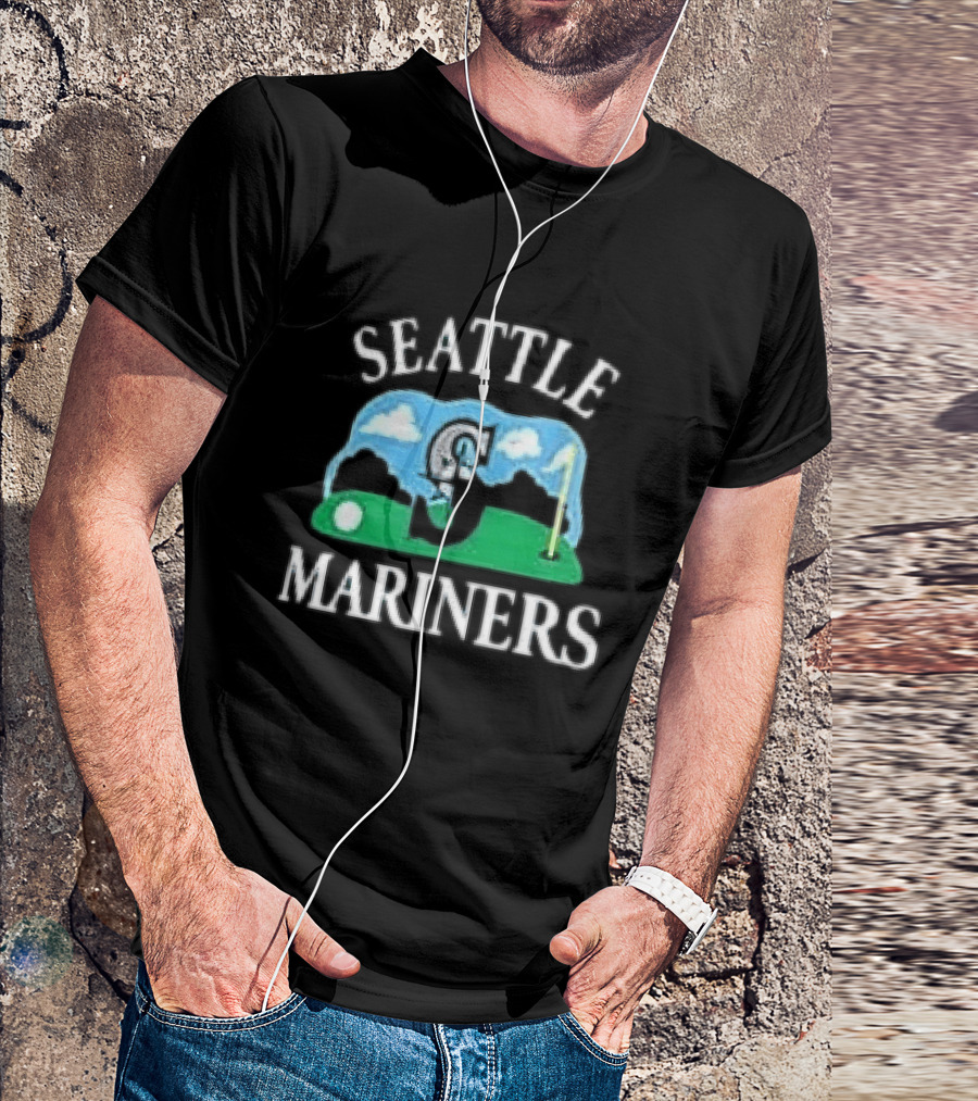 Seattle Mariners '47 Plackard Foundation Unicorn Golf T-Shirt