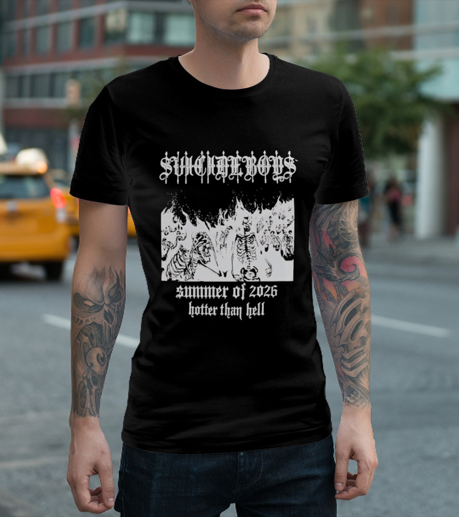 Suicideboys Summer Of 2026 Hotter Than Hell Skeletons T-Shirt