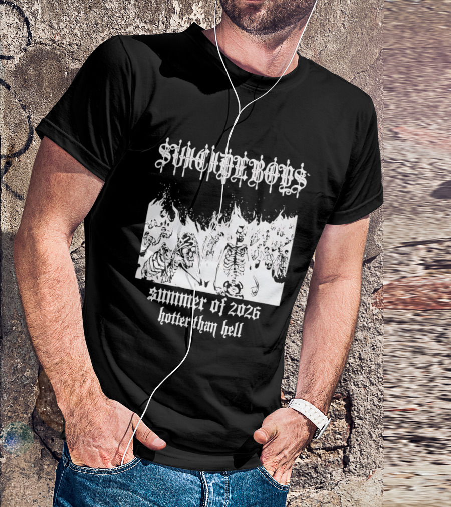 Suicideboys Summer Of 2026 Hotter Than Hell Skeletons T-Shirt