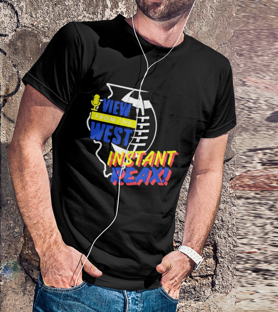 View From The West Instant Reax Illinois Football T-Shirt