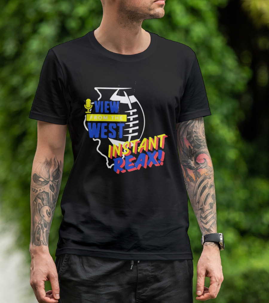 View From The West Instant Reax Illinois Football T-Shirt