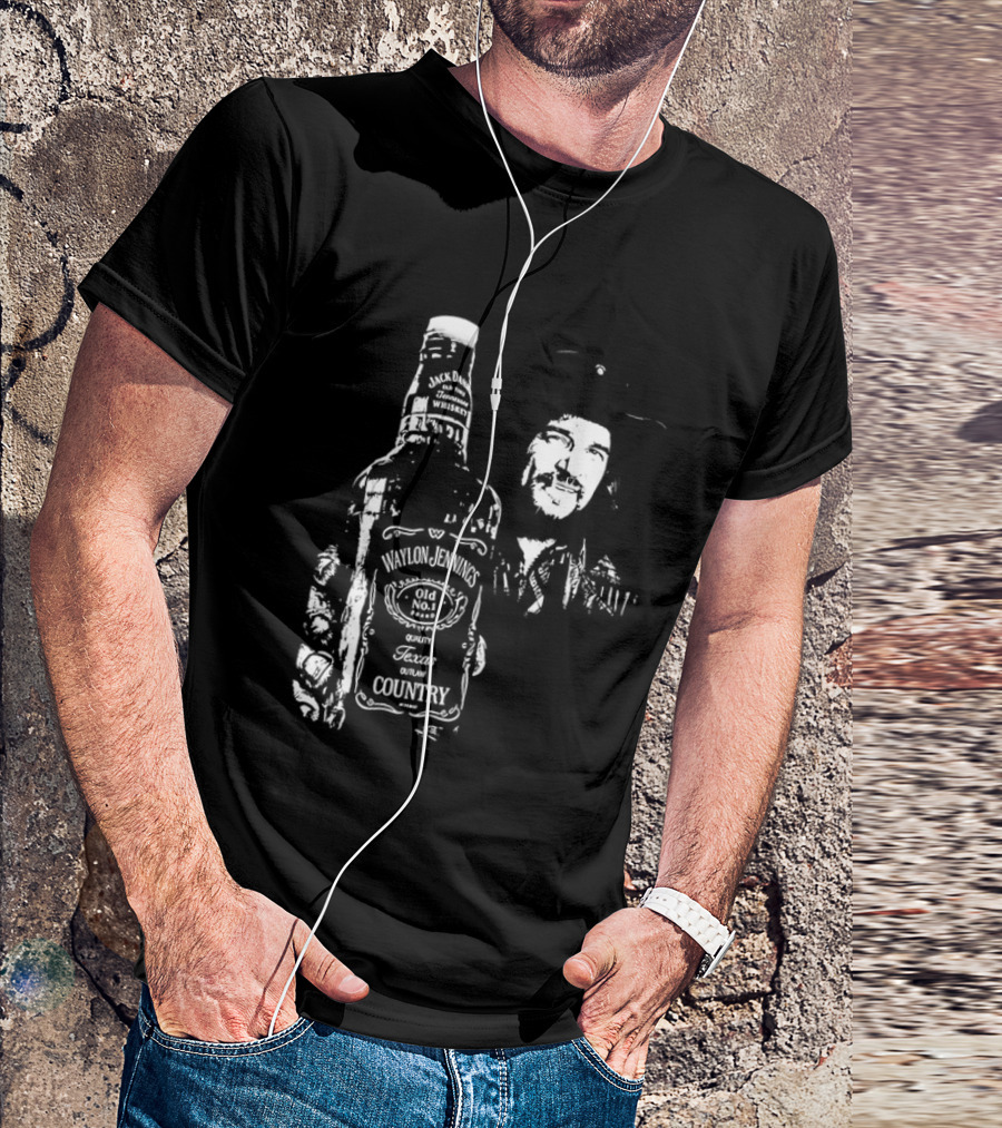 Waylon Jennings Old No 8 Brand Texas Country T-Shirt