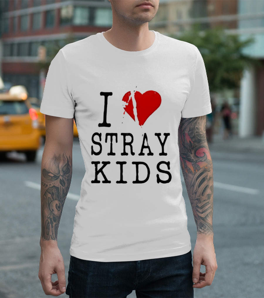 I Love Stray Kids Broken Heart T-Shirt