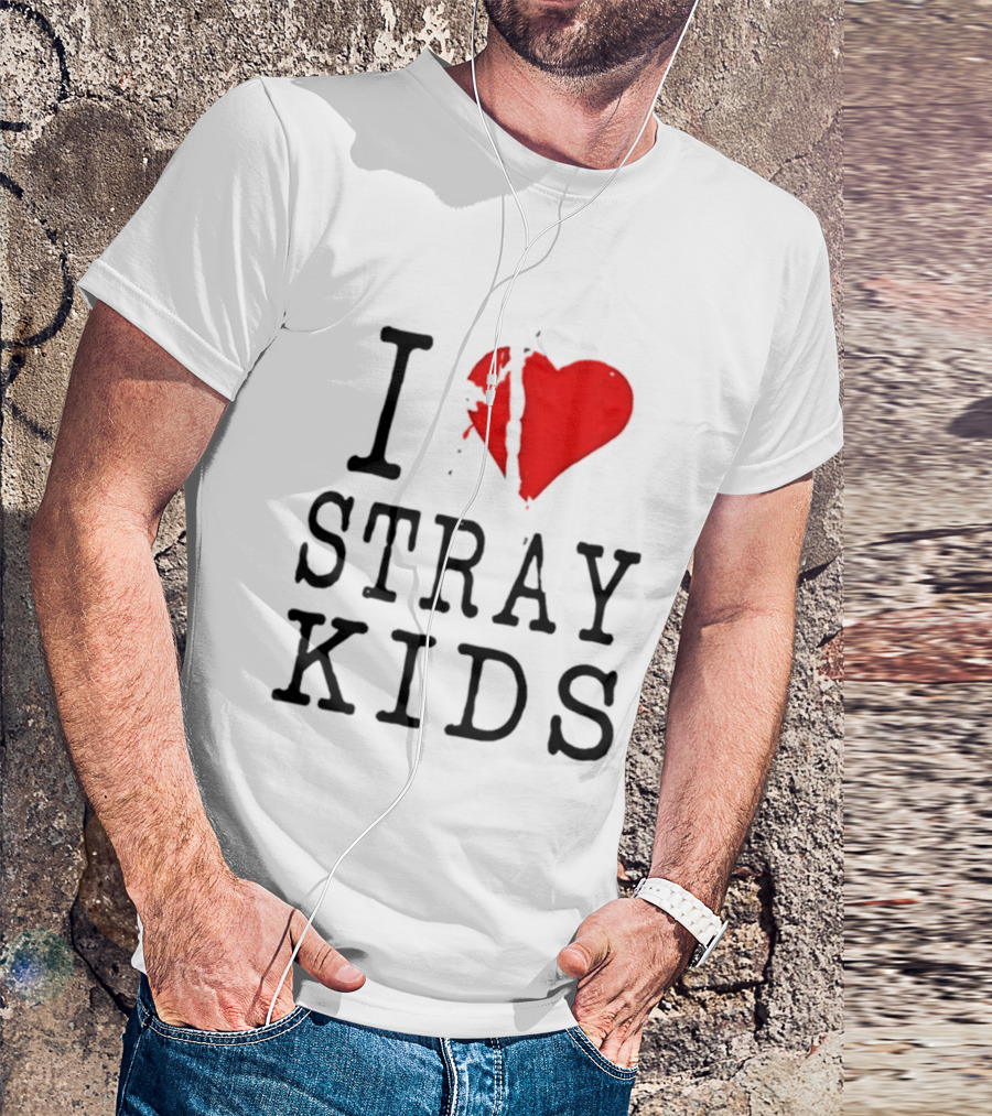 I Love Stray Kids Broken Heart T-Shirt