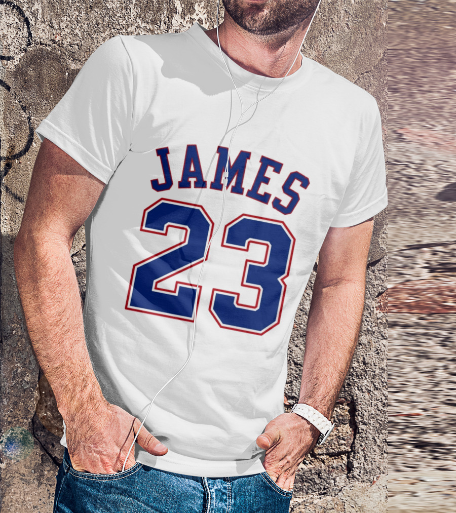 James 23 Philadelphia 76er The King T-Shirt
