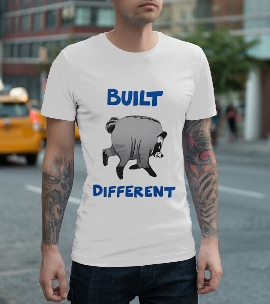 Jimothy The Raccoon Built Different T-Shirt
