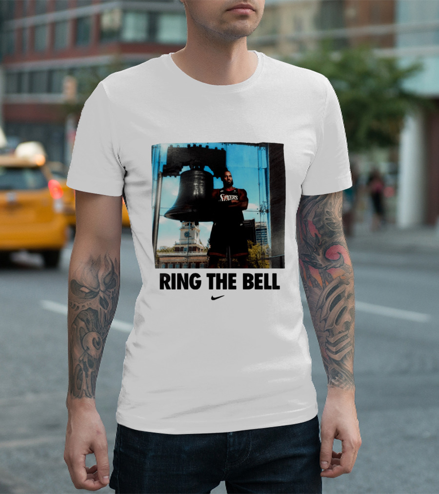 LeBron James Sixers Liberty Bell Ring The Bell T-Shirt