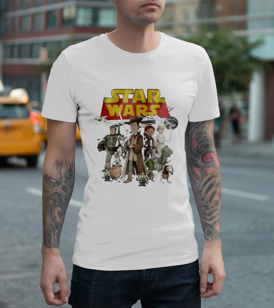 Star Wars Toy Story Mashup Disneyland Family Trip 2026 T-Shirt