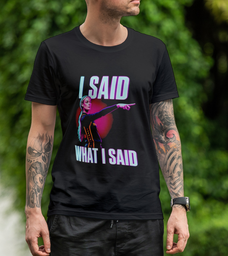 Sophie Cunningham I Said What I Said Pointing Indiana Fever WNBA Basketball T-Shirt