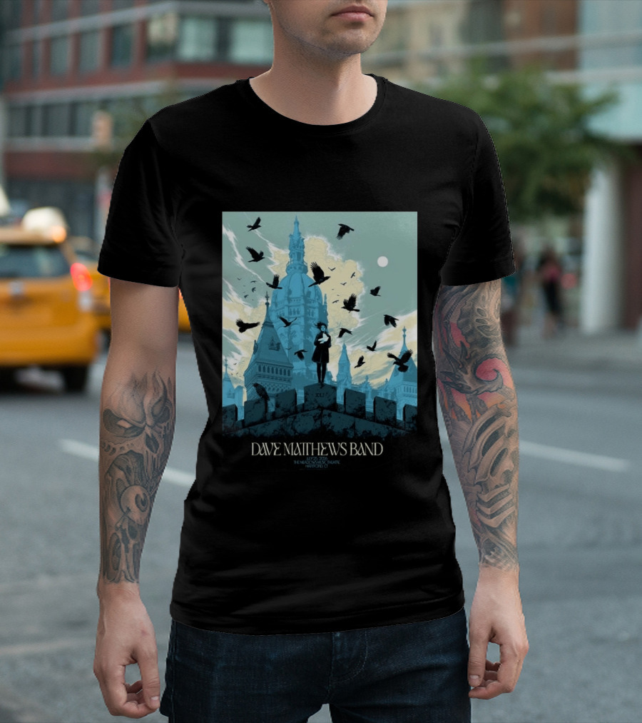 Dave Matthews Band Hartford CT 2026 The Meadows Music Theatre July 25 Event T-Shirt